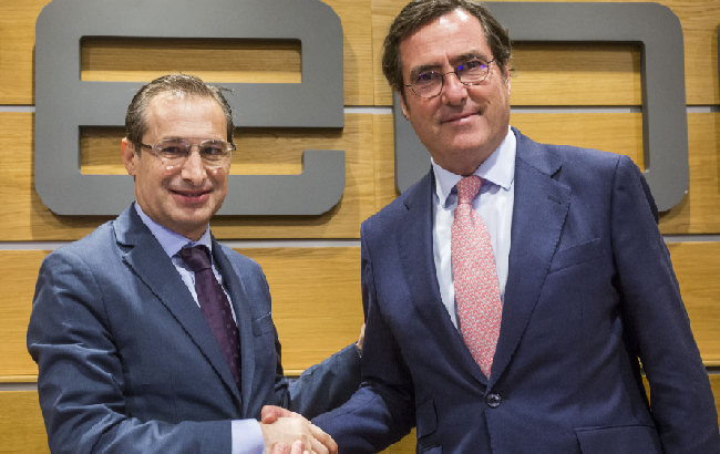 José Vall y Antonio Garamendi