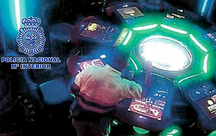 Detenido Logroño por extorsión daños salón de apuestas