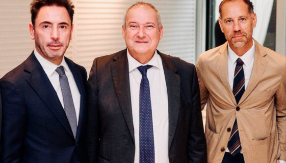 Enric Sanahuja, Jordi Hereu y Gonçal Aixa