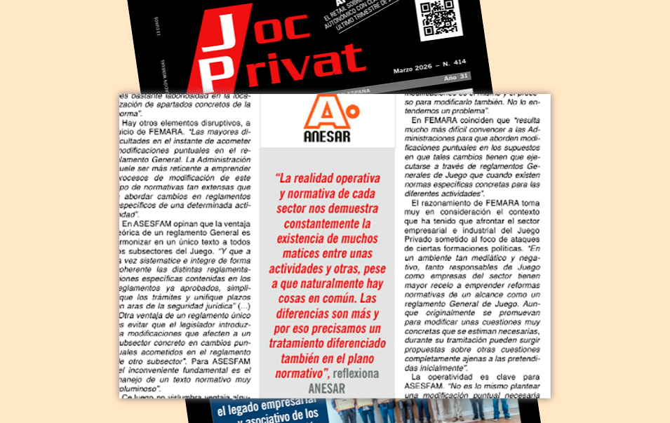 joc privat anesar