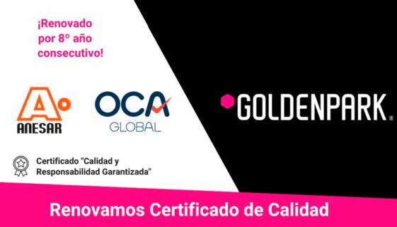 Goldenpark certificado