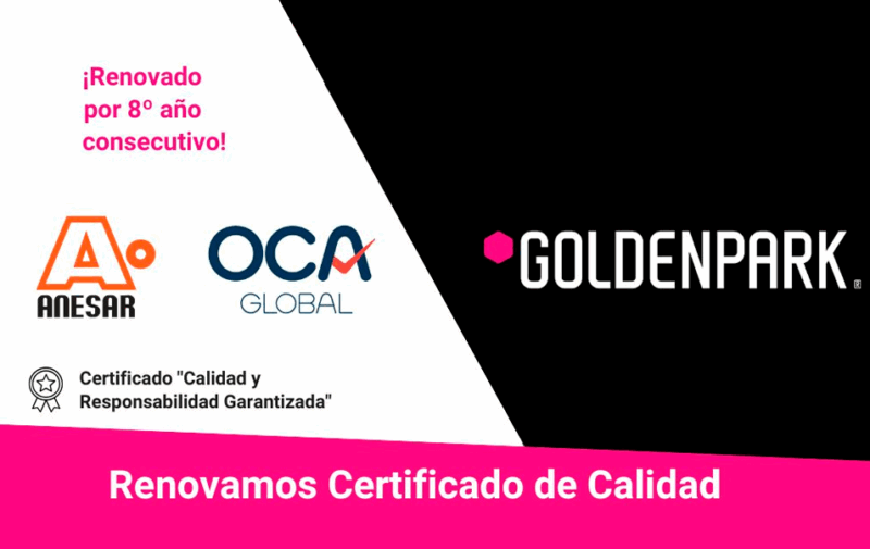 Goldenpark certificado