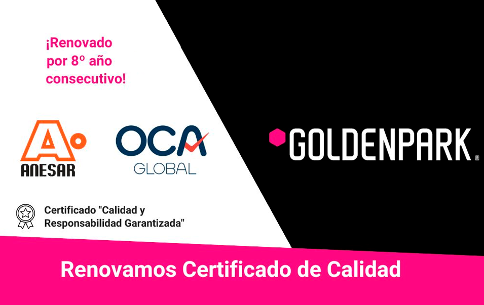 Goldenpark certificado